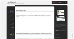 Desktop Screenshot of fatihdemirci.net